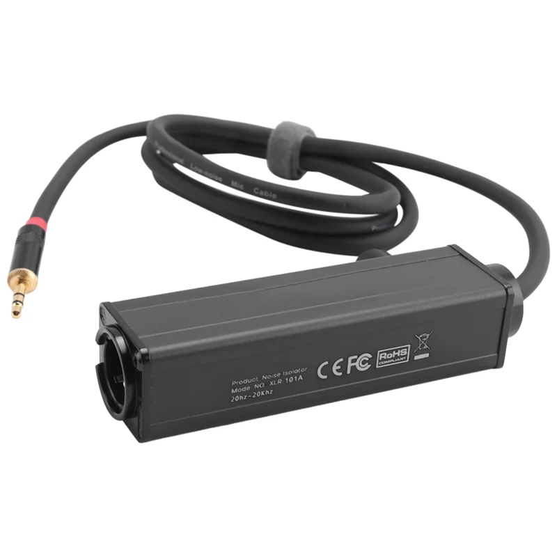 AS98-New Audio Isolator XLR Eliminates Noise Ground Loop Audio Isolator Anti-Interference Current Sound Eliminates Noise
AS98-New Audio Isolator XLR Eliminates Noise Ground Loop Audio Isolator Anti-Interference Current Sound Eliminates Noise