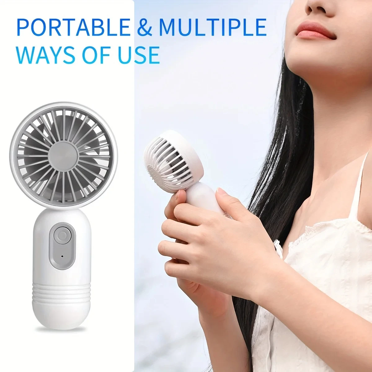 Handheld Small Fan With Usb Charging, Cool And Comfortable To Carry Around, No Burden When Traveling. Three-Speed One-Button Fan
Handheld Small Fan With Usb Charging, Cool And Comfortable To Carry Around, No Burden When Traveling. Three-Speed One-Button Fan