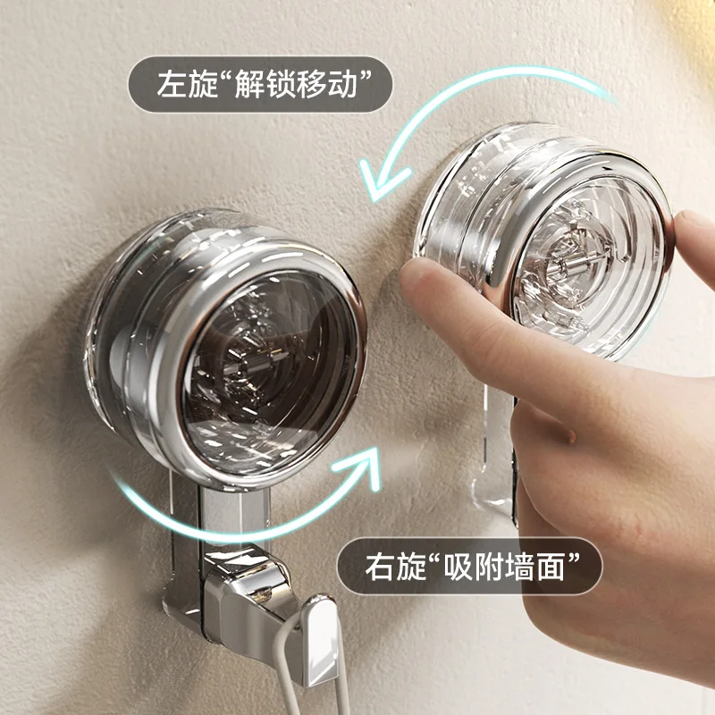 Bathroom suction cup hook No punching Clothes and hats Plastic wall-mounted kitchen Toilet non-marking Strong adhesive hook
Bathroom suction cup hook No punching Clothes and hats Plastic wall-mounted kitchen Toilet non-marking Strong adhesive hook