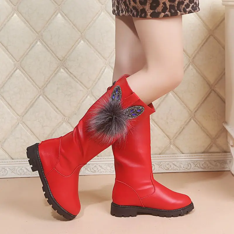 Korean Style Fashion Girls Winter Boots Fleece Lined Warmth Comfort Knee High Boots for Kids 2026 New
Korean Style Fashion Girls Winter Boots Fleece Lined Warmth Comfort Knee High Boots for Kids 2026 New
