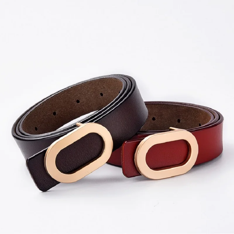New Women Belts Genuine Leather Luxury Designer Adjustable Belt Buckle Fashion Jeans Dress Waistband Girl High Quality Belts
New Women Belts Genuine Leather Luxury Designer Adjustable Belt Buckle Fashion Jeans Dress Waistband Girl High Quality Belts