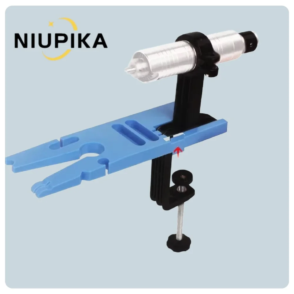 NIUPIKA Metalworking Vice Bench Tool with Adjustable V-Slot C-Clamp for Jewelry Sawing Drilling and Table Processing
NIUPIKA Metalworking Vice Bench Tool with Adjustable V-Slot C-Clamp for Jewelry Sawing Drilling and Table Processing