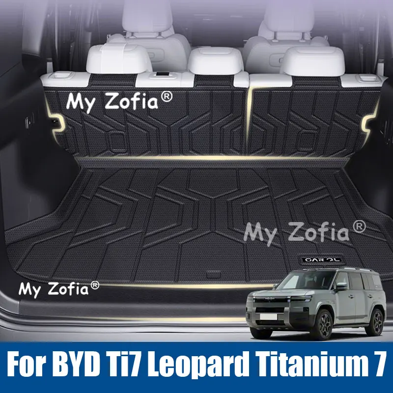 Для BYD Ti7 Leopard Titanium 7 2025 2026: Коврики в багажник, защитные накладки на спинки задних сидений из TPE, аксессуары для грузового отсека
Для BYD Ti7 Leopard Titanium 7 2025 2026: Коврики в багажник, защитные накладки на спинки задних сидений из TPE, аксессуары для грузового отсека
