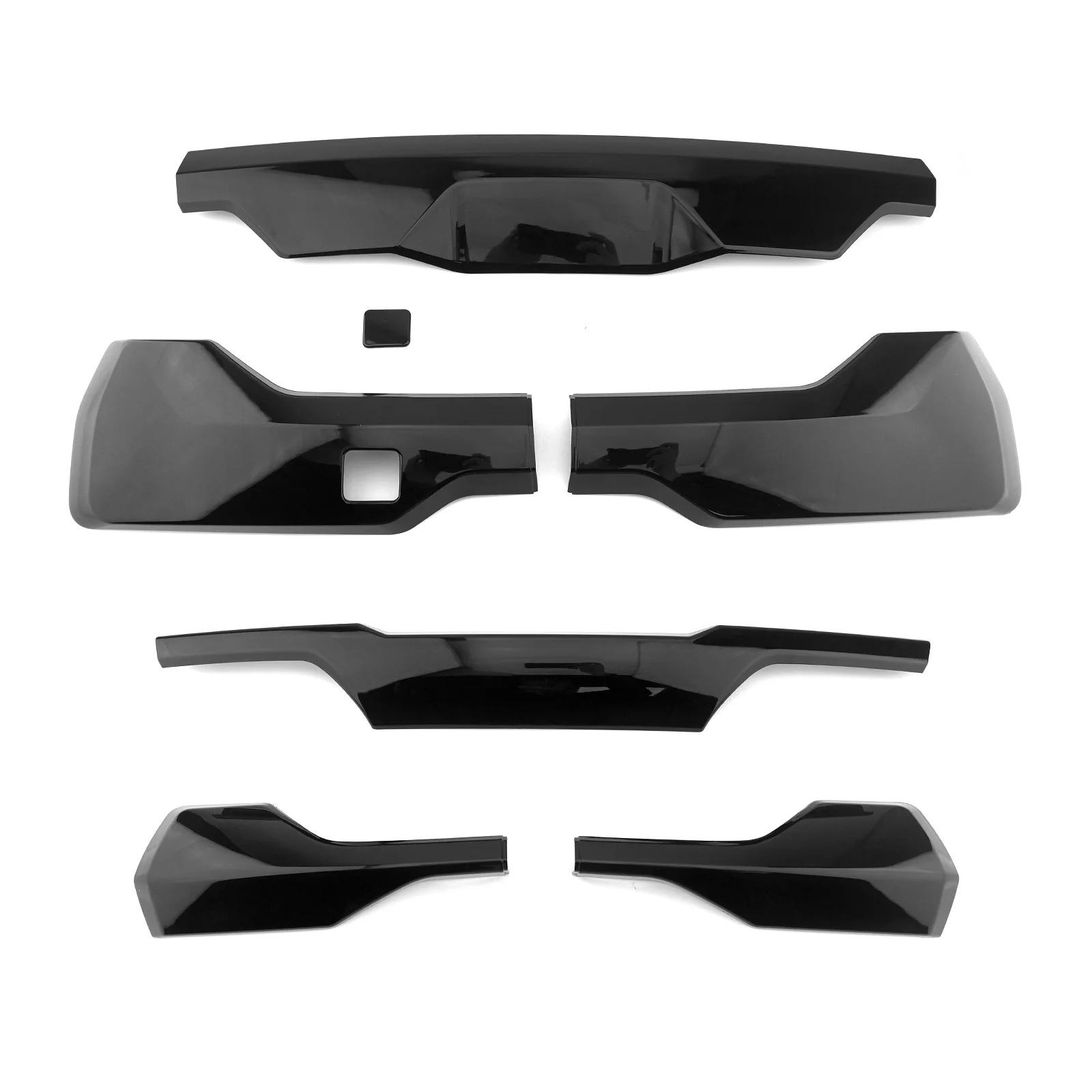 7 PCS Exterior Style Carbon Fiber Piano Black Front Rear Bumper Lower Decorative Stripes Cover For Kia Sorento MQ4 2024-2025 PE
7 PCS Exterior Style Carbon Fiber Piano Black Front Rear Bumper Lower Decorative Stripes Cover For Kia Sorento MQ4 2024-2025 PE
