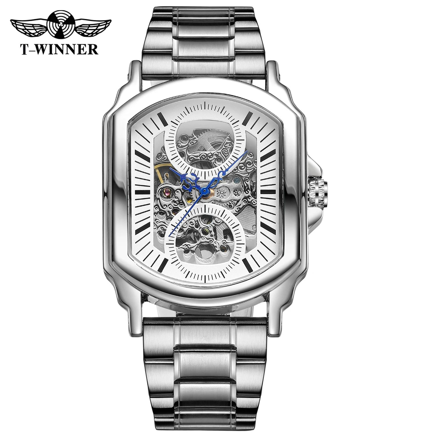 T-WINNER Fashion Man Watch Premium Hollow Carve Automatic Mechanical Dual Circles Dial Stainless Steel Waterproof Racing Watches
T-WINNER Fashion Man Watch Premium Hollow Carve Automatic Mechanical Dual Circles Dial Stainless Steel Waterproof Racing Watches
