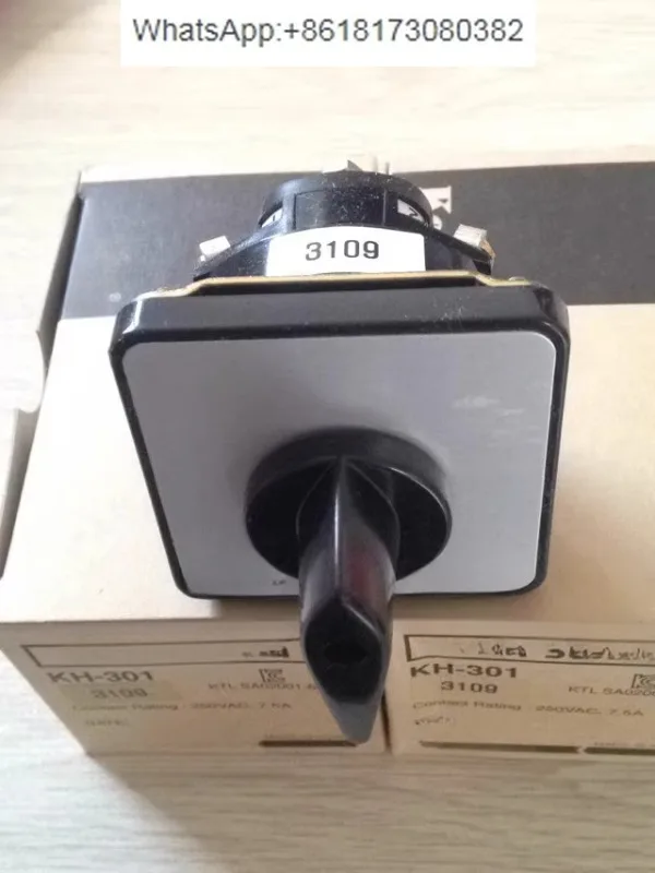 Korean Jianxing KOINO cam switch KH-301-3109 (self resetting) KH-301-3103 (self-locking)
Korean Jianxing KOINO cam switch KH-301-3109 (self resetting) KH-301-3103 (self-locking)