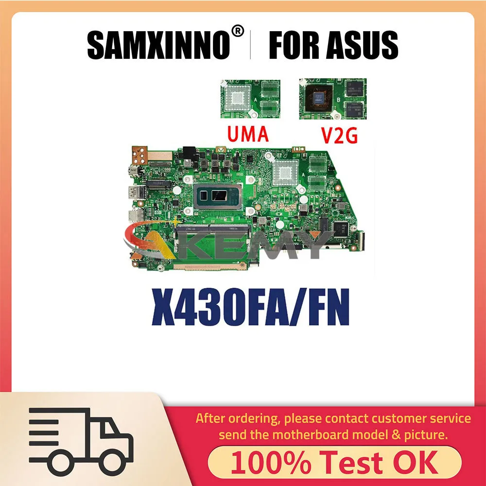 Материнская плата для ноутбука, 10000 fa X430FN K430F R430F S430F S4300F, i3 i5 i7 8-й процессор V2G UMA, 4 ГБ 8 ГБ ОЗУ
Материнская плата для ноутбука, 10000 fa X430FN K430F R430F S430F S4300F, i3 i5 i7 8-й процессор V2G UMA, 4 ГБ 8 ГБ ОЗУ
