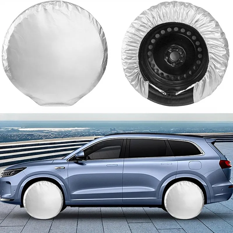 Car Tire Covers Sun Protection Tire Protection Cover Waterproof Wheel Covers Rain Protection For SUV Truck Camper RV Trailer
Car Tire Covers Sun Protection Tire Protection Cover Waterproof Wheel Covers Rain Protection For SUV Truck Camper RV Trailer