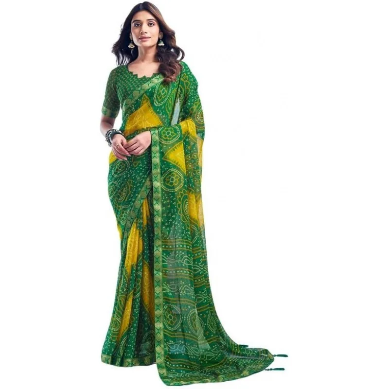 Women's Bandhani Printed Chiffon Saree With Blouse(2612S2080_) 5.5 Meters Orange & Red
Women's Bandhani Printed Chiffon Saree With Blouse(2612S2080_) 5.5 Meters Orange & Red