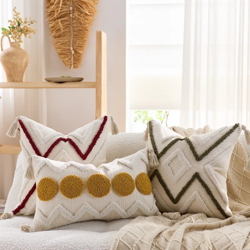 2PCS-45x45cm&30x50cm Boho Pillow Cover Tufted Decorative Cushion Cover with Tassels Farmhouse Living Room Sofa Bed Bedroom Decor
2PCS-45x45cm&30x50cm Boho Pillow Cover Tufted Decorative Cushion Cover with Tassels Farmhouse Living Room Sofa Bed Bedroom Decor