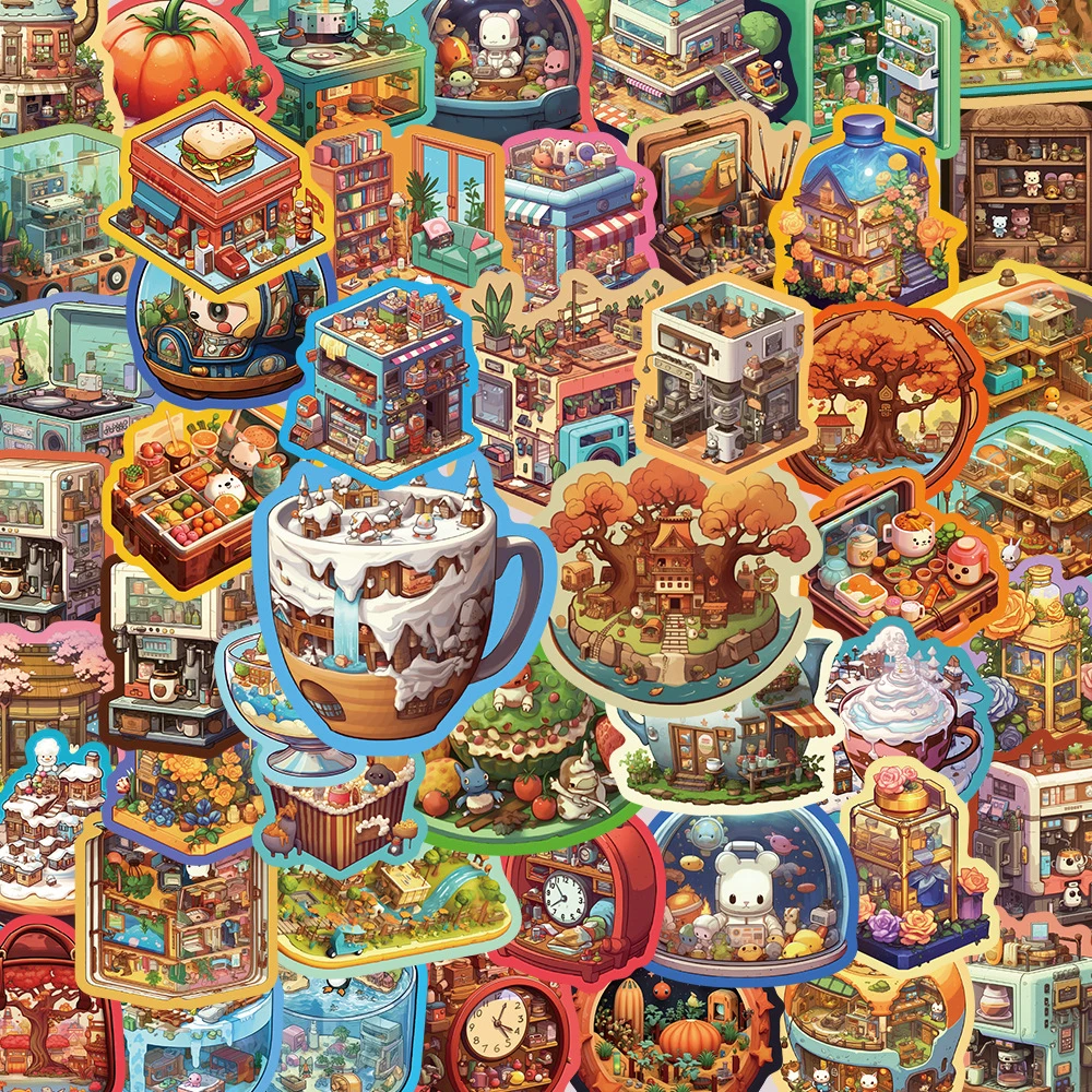 10/30/50pcs Kawaii Anime World Building Cartoon Stickers Aesthetics Sticker Scrapbooking Laptop Suitcase Guitar Toys Decal Gift
10/30/50pcs Kawaii Anime World Building Cartoon Stickers Aesthetics Sticker Scrapbooking Laptop Suitcase Guitar Toys Decal Gift