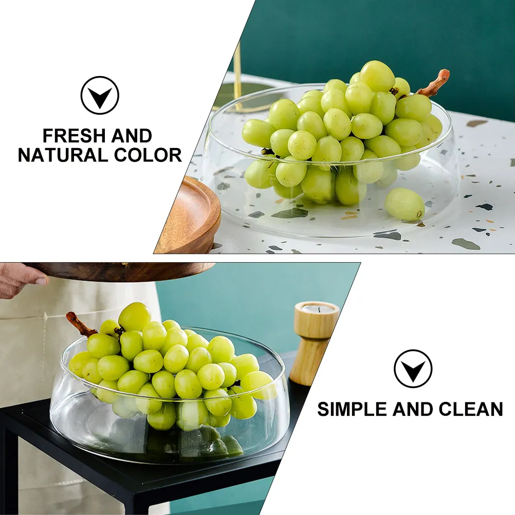 1 шт. Двухслойный стеклянный контейнер для фруктов из безопасного материала, легко моющийся, для хранения и организации на рабочем столе в гостиной, для конфет
1 шт. Двухслойный стеклянный контейнер для фруктов из безопасного материала, легко моющийся, для хранения и организации на рабочем столе в гостиной, для конфет