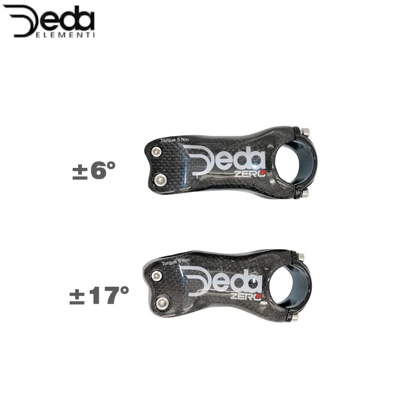 DEDA Zero 2 3K Full Carbon Road/MTB Bike Stem 6°/17° Adjustable Angle Ultralight High-Strength Handlebar Stem Gloss White/Matte
DEDA Zero 2 3K Full Carbon Road/MTB Bike Stem 6°/17° Adjustable Angle Ultralight High-Strength Handlebar Stem Gloss White/Matte