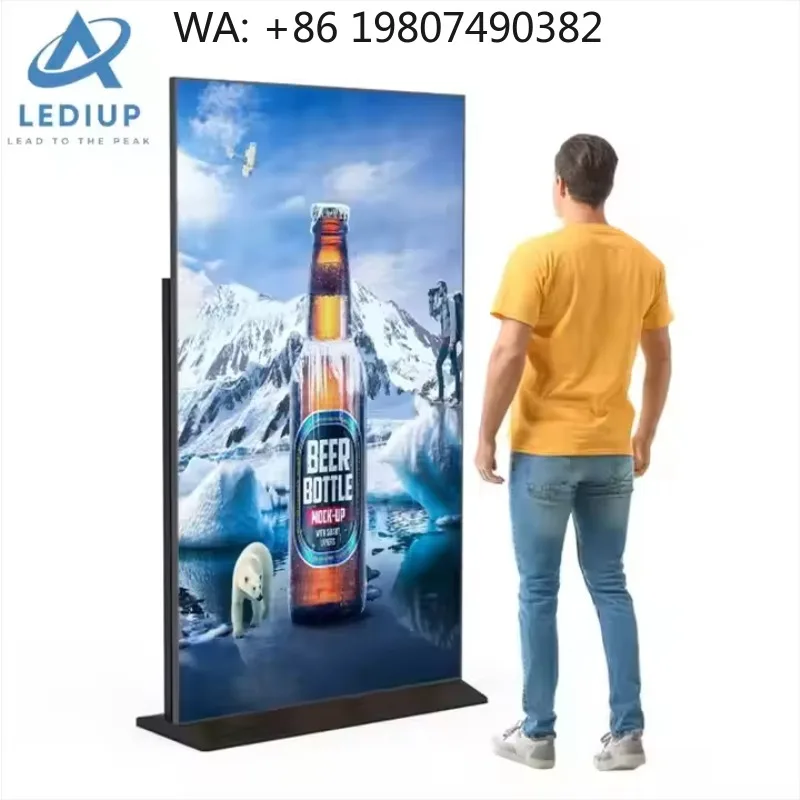 LEDIUP Low Power LED Electronic Poster Screen Intelligent Advertising Equipment LED Display in Various Places
LEDIUP Low Power LED Electronic Poster Screen Intelligent Advertising Equipment LED Display in Various Places