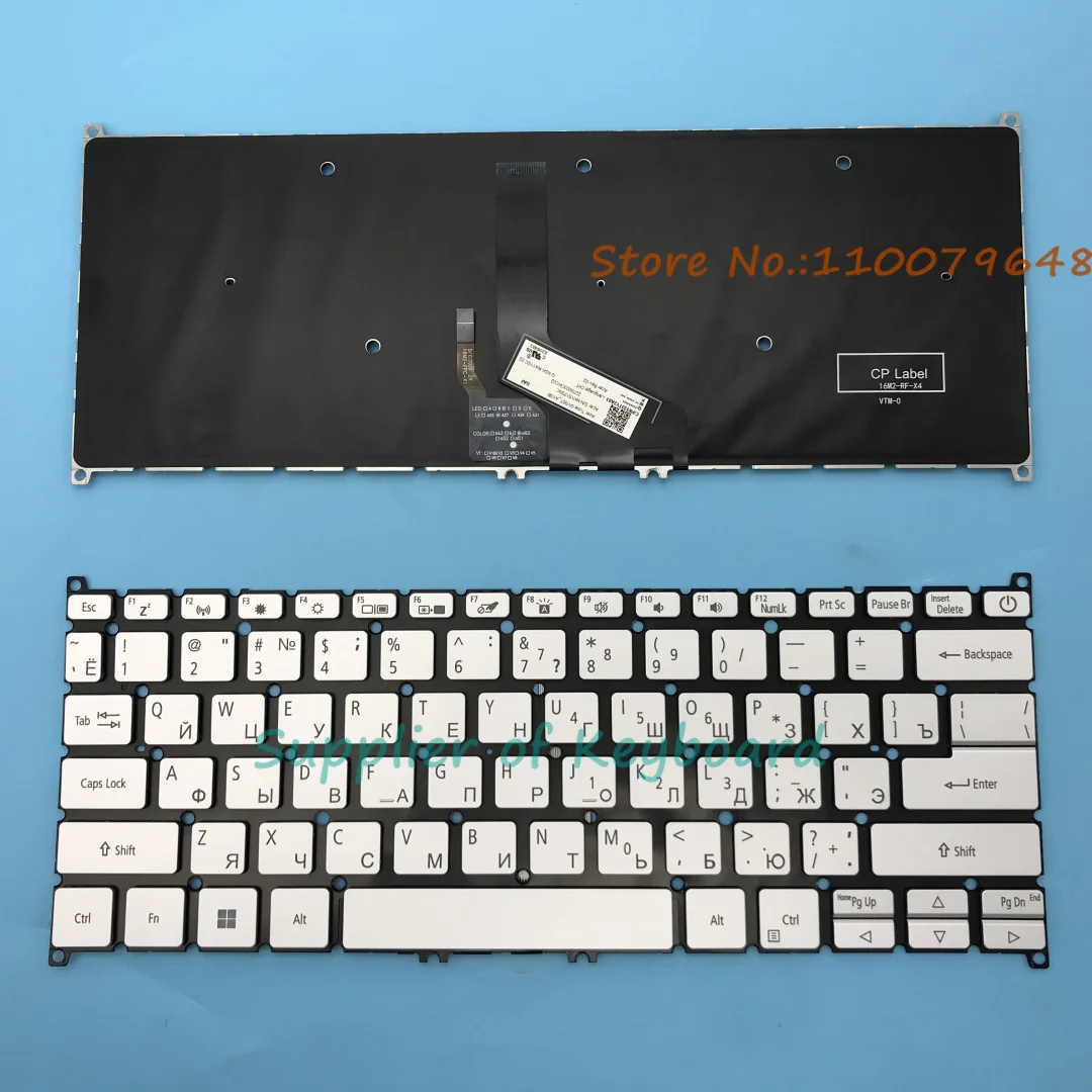 NEW Russian Keyboard For ACER Swift 5 SF514-53T SF514-54G SF514-54T SF514-54GT N19H5 Series Silver/Gold/Brown Backlit
NEW Russian Keyboard For ACER Swift 5 SF514-53T SF514-54G SF514-54T SF514-54GT N19H5 Series Silver/Gold/Brown Backlit