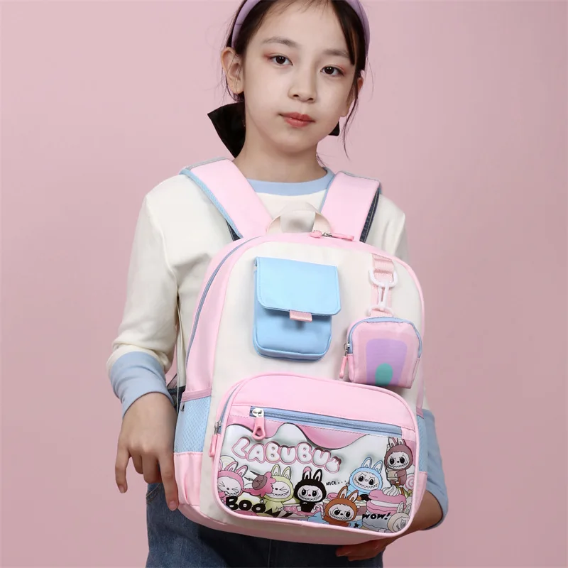 LABUBU Cute backpack New Cartoon Children Schoolbag Student Burden Reduction Kindergarten Boys and Girls Shoulder Bags
LABUBU Cute backpack New Cartoon Children Schoolbag Student Burden Reduction Kindergarten Boys and Girls Shoulder Bags