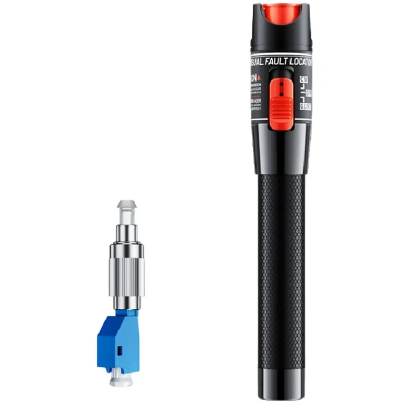 B50B-Visual Fault Locator 50MW 80-100KM VFL Fiber Optic Tester Kit-Single Mode 9/125Um FC Male To LC Female Adapter Included
B50B-Visual Fault Locator 50MW 80-100KM VFL Fiber Optic Tester Kit-Single Mode 9/125Um FC Male To LC Female Adapter Included