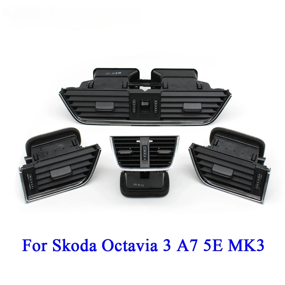 For Skoda Octavia 3 A7 5E MK3 Car Front Rear Dashboard Air Vent AC Vent Grille Assembly 2015-2021 5E0820951,5E0819702,5ED819203
For Skoda Octavia 3 A7 5E MK3 Car Front Rear Dashboard Air Vent AC Vent Grille Assembly 2015-2021 5E0820951,5E0819702,5ED819203
