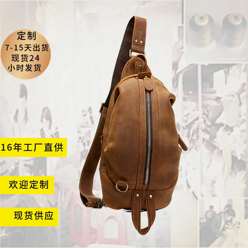 XZAN Men S Bags Fashion Custom Genuine Leather Chest Cowhide Personalized Multifunctional High End Crossbody
XZAN Men S Bags Fashion Custom Genuine Leather Chest Cowhide Personalized Multifunctional High End Crossbody