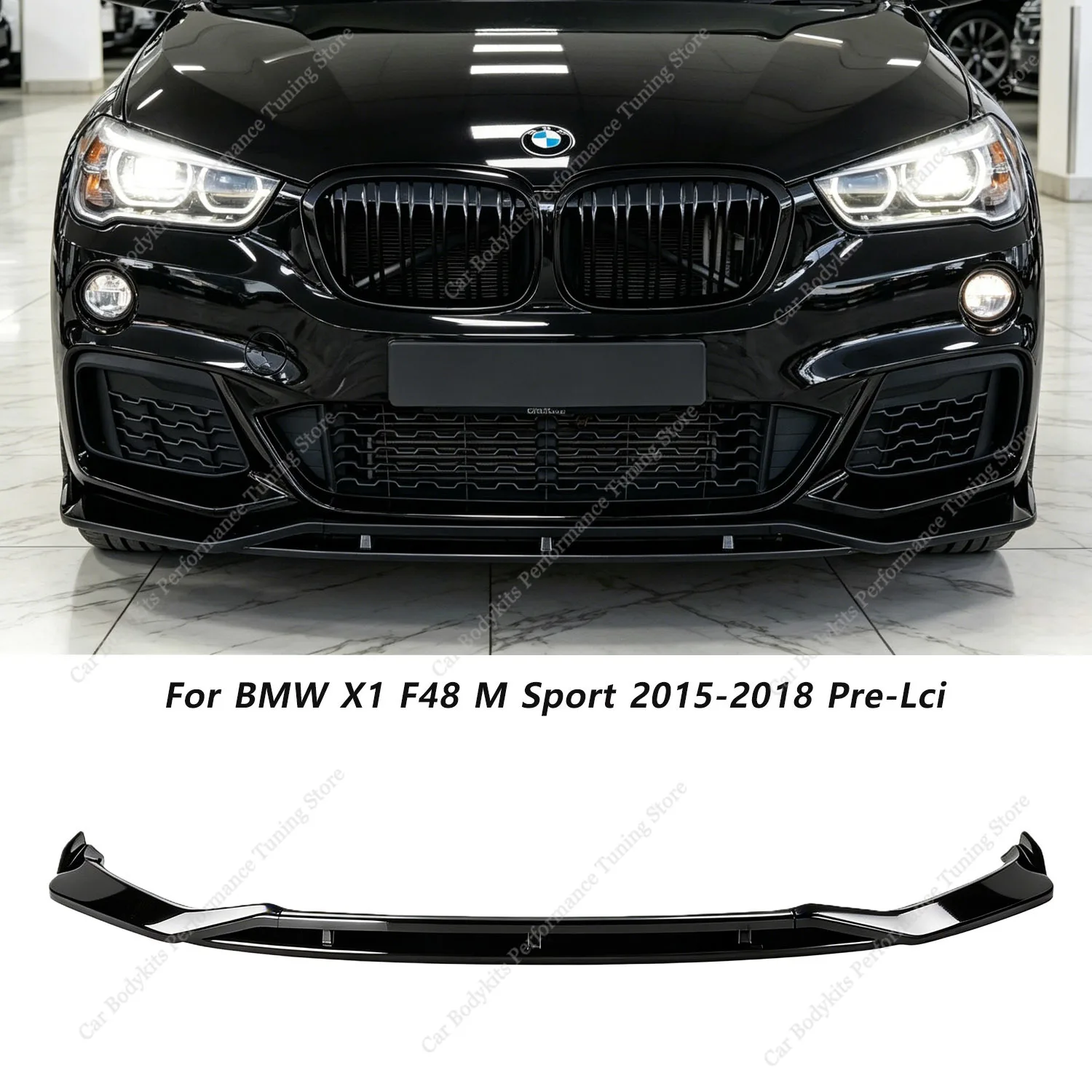 Gloss Black MT Style Front Bumper Lip Spoiler Splitter Diffuser For BMW X1 F48 M Sport 2015-2018 Pre-Facelift Bodykits Tuning
Gloss Black MT Style Front Bumper Lip Spoiler Splitter Diffuser For BMW X1 F48 M Sport 2015-2018 Pre-Facelift Bodykits Tuning
