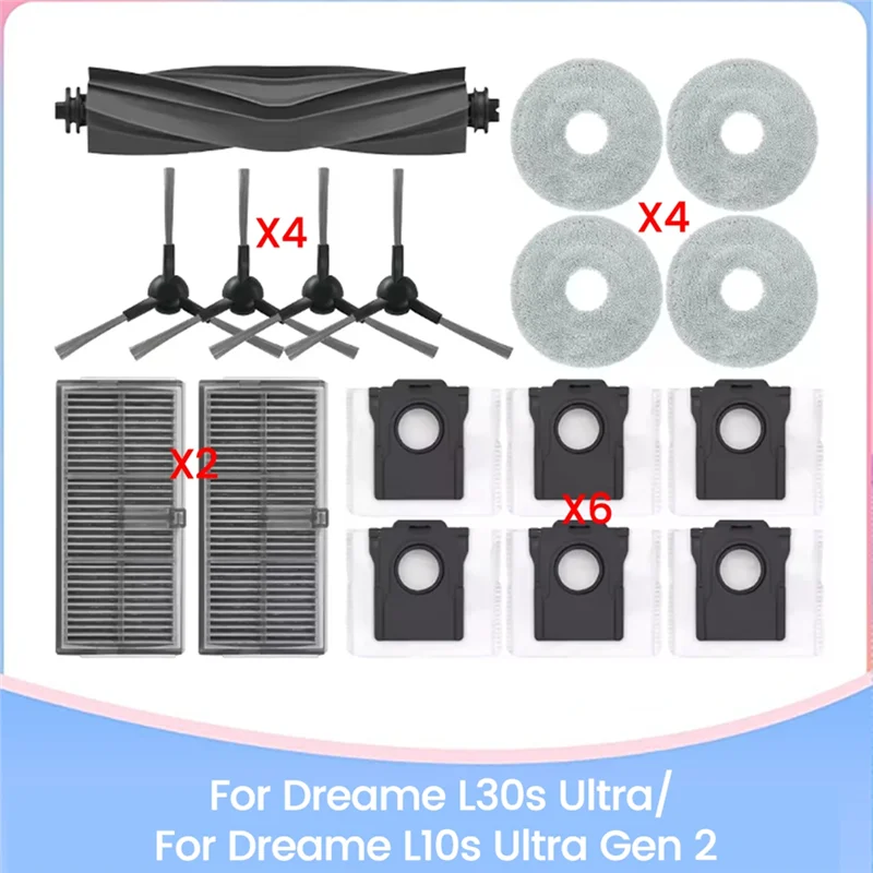 DHIPP-Full Vacuum Cleaner Upgrade: Brush, Hepa Filter, Mop Cloth, Dust Bag For Dreame L10s Ultra Gen 2, Dreame L30s Ultra
DHIPP-Full Vacuum Cleaner Upgrade: Brush, Hepa Filter, Mop Cloth, Dust Bag For Dreame L10s Ultra Gen 2, Dreame L30s Ultra