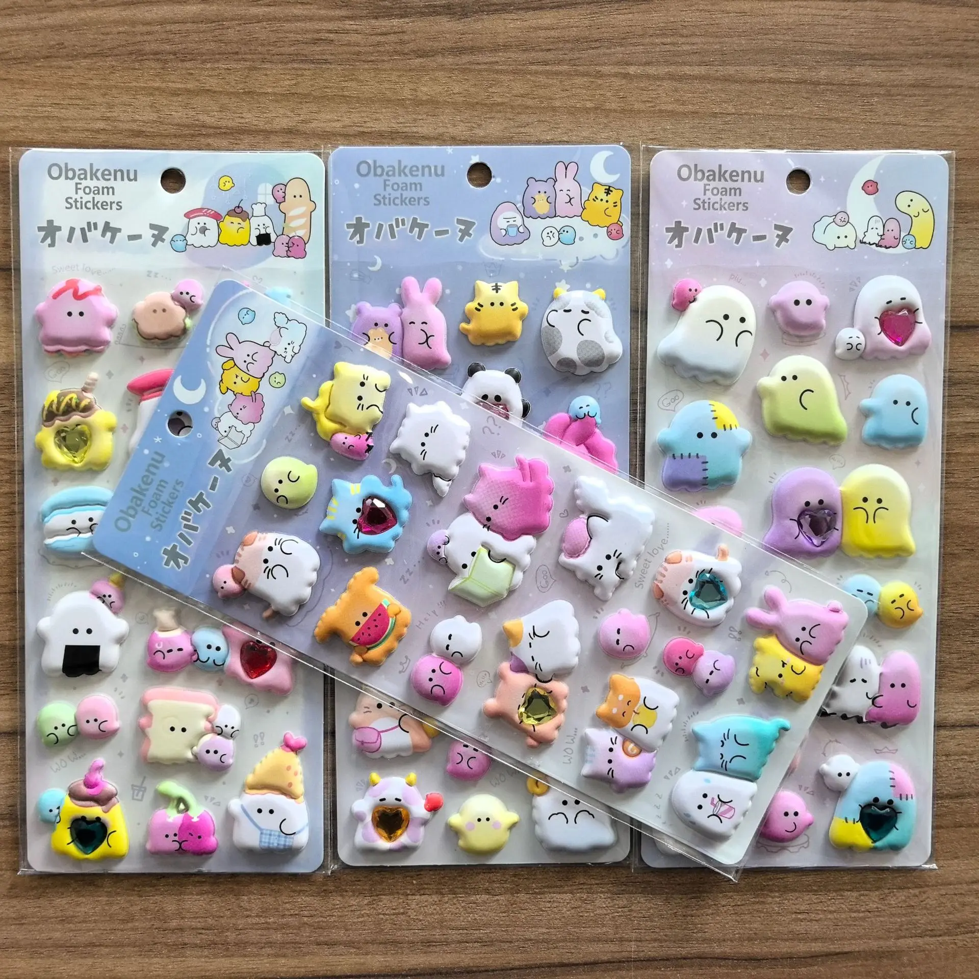 4pcs Set 3d Bubble Eva Stickers With Diamonds Ghost Animal Kids Reusable Adhesive Stickers For Backpacks Anime Peripheral Gift
4pcs Set 3d Bubble Eva Stickers With Diamonds Ghost Animal Kids Reusable Adhesive Stickers For Backpacks Anime Peripheral Gift