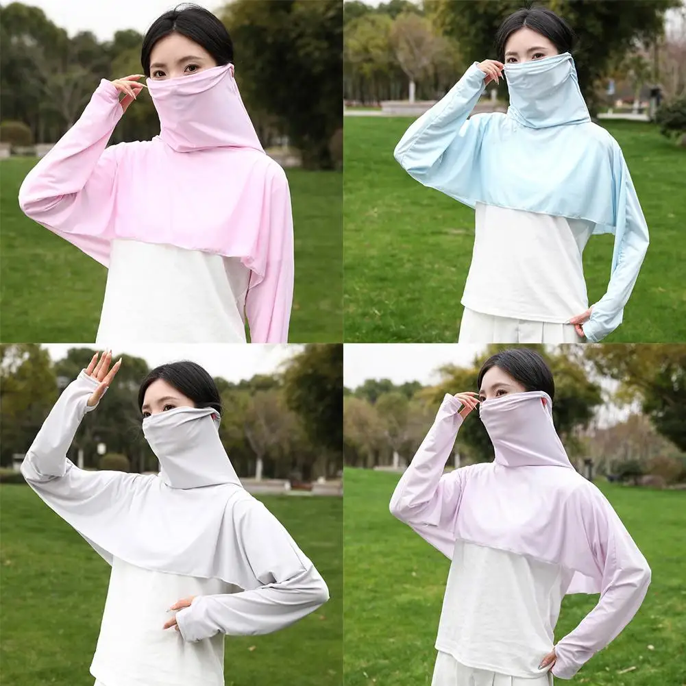 Breathable Solid Color Sun UV Protection Hiking For Women Face Scarves Ice Silk Mask Neck Scarf Face Cover Neck Protection M3M6
Breathable Solid Color Sun UV Protection Hiking For Women Face Scarves Ice Silk Mask Neck Scarf Face Cover Neck Protection M3M6