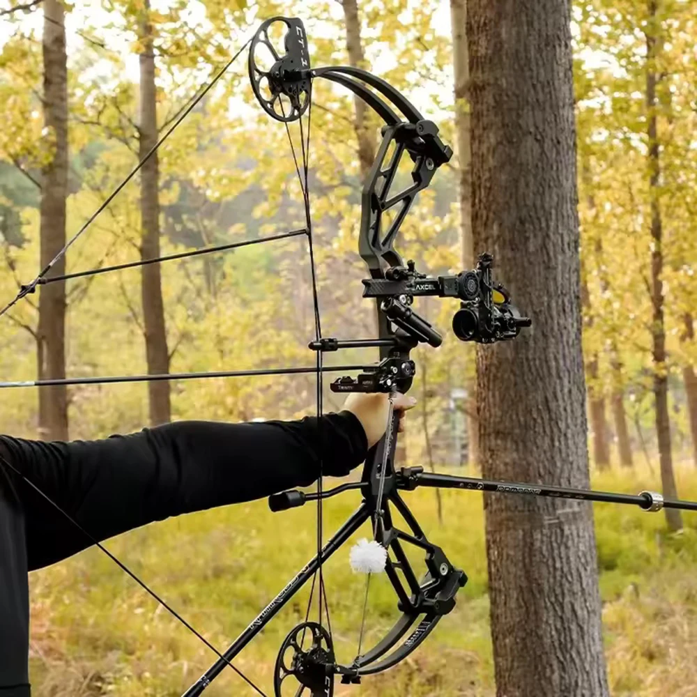 30-70 Lbs Compound Bow Right Hand Bow CNC Aluminum Alloy Pulley Bow IBO 320 FPS Archery Outdoor Shooting Hunting Training
30-70 Lbs Compound Bow Right Hand Bow CNC Aluminum Alloy Pulley Bow IBO 320 FPS Archery Outdoor Shooting Hunting Training