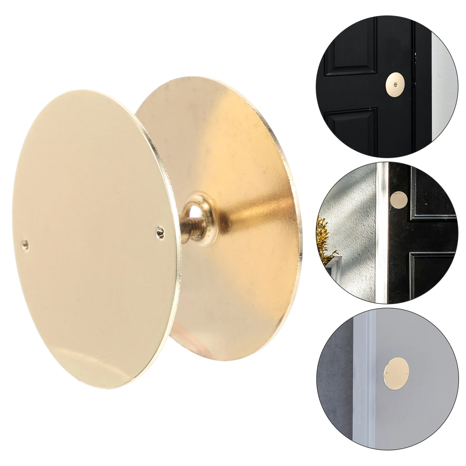 Door Keyhole Blocker Knob Handle Platedead Bolt Cover Repair for Exterior Iron Deadbolt Strike Round Hinge
Door Keyhole Blocker Knob Handle Platedead Bolt Cover Repair for Exterior Iron Deadbolt Strike Round Hinge