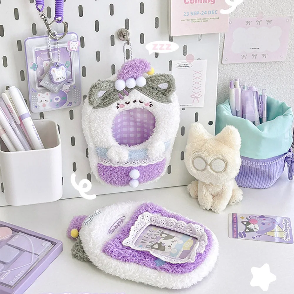 Fluffy Rabbit Plush Card Doll Holder Doll Bag Animal Series 3 Inch Photocard Holder Anime Cute Cartoon Cat Small Card Case
Fluffy Rabbit Plush Card Doll Holder Doll Bag Animal Series 3 Inch Photocard Holder Anime Cute Cartoon Cat Small Card Case