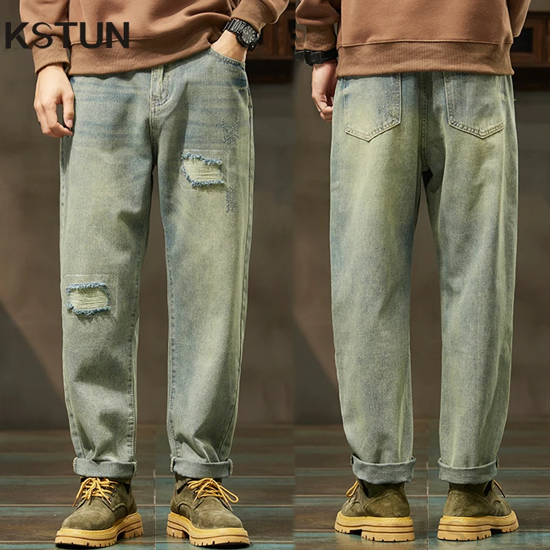 Mens Vintage Jeans Hip Hop Harem Pants 90s Loose Fit Baggy Pants Patched Distressed Clothes Ripped Motocycle Jeans Men Trousers
Mens Vintage Jeans Hip Hop Harem Pants 90s Loose Fit Baggy Pants Patched Distressed Clothes Ripped Motocycle Jeans Men Trousers