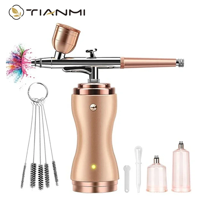 Airbrush Kit with Compressor Mini Air Compressor Kit Portable Cordless Air Brush Gun Set for Painting Mini Handheld Airbrush
Airbrush Kit with Compressor Mini Air Compressor Kit Portable Cordless Air Brush Gun Set for Painting Mini Handheld Airbrush