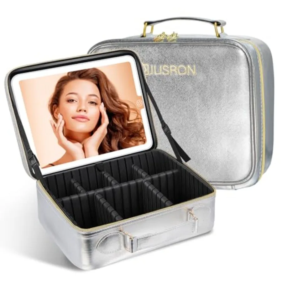 Portable Makeup Artist Organizer Bag with Adjustable Dividers, Makeup Brush Holder Storage
Portable Makeup Artist Organizer Bag with Adjustable Dividers, Makeup Brush Holder Storage