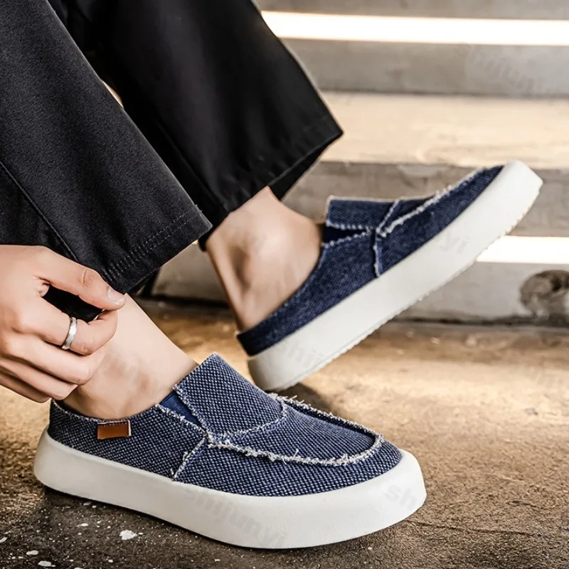 2025 Summer New Style Men's Fashion Trend Breathable Half Drags Comfortable Versatile Casual Cloth Shoes Slip on Chunky Sandals
2025 Summer New Style Men's Fashion Trend Breathable Half Drags Comfortable Versatile Casual Cloth Shoes Slip on Chunky Sandals