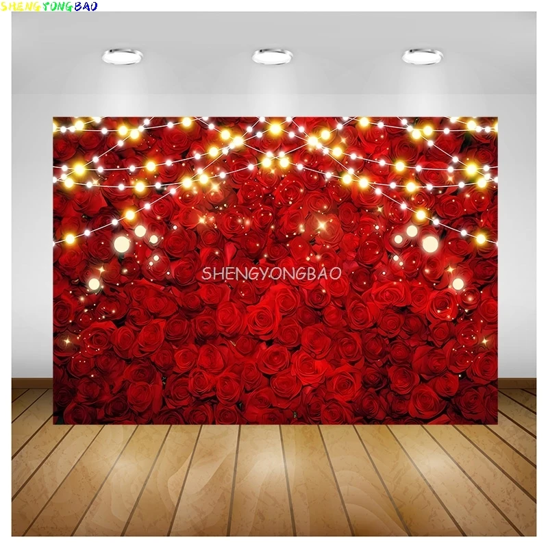 SHENGYONGBAO Valentine's Day Photography Backdrops Props Bokeh Rose Wedding Wooden Wall Easter Arch Door Studio Background WW-09
SHENGYONGBAO Valentine's Day Photography Backdrops Props Bokeh Rose Wedding Wooden Wall Easter Arch Door Studio Background WW-09