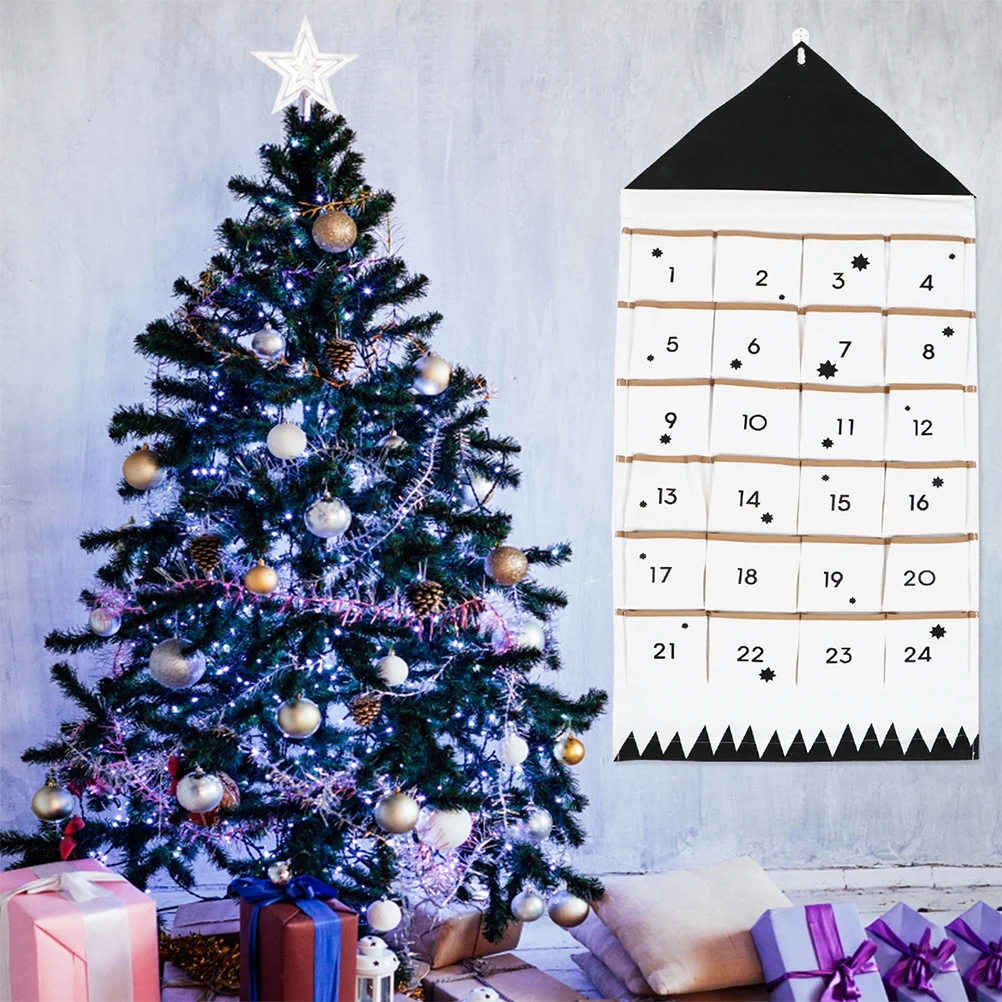 2pcs Wall Hanging Storage Bag Christmas Calendar Multi-Pockets Bag For House Decor Cotton Container Countdown Calendar Hanging
2pcs Wall Hanging Storage Bag Christmas Calendar Multi-Pockets Bag For House Decor Cotton Container Countdown Calendar Hanging