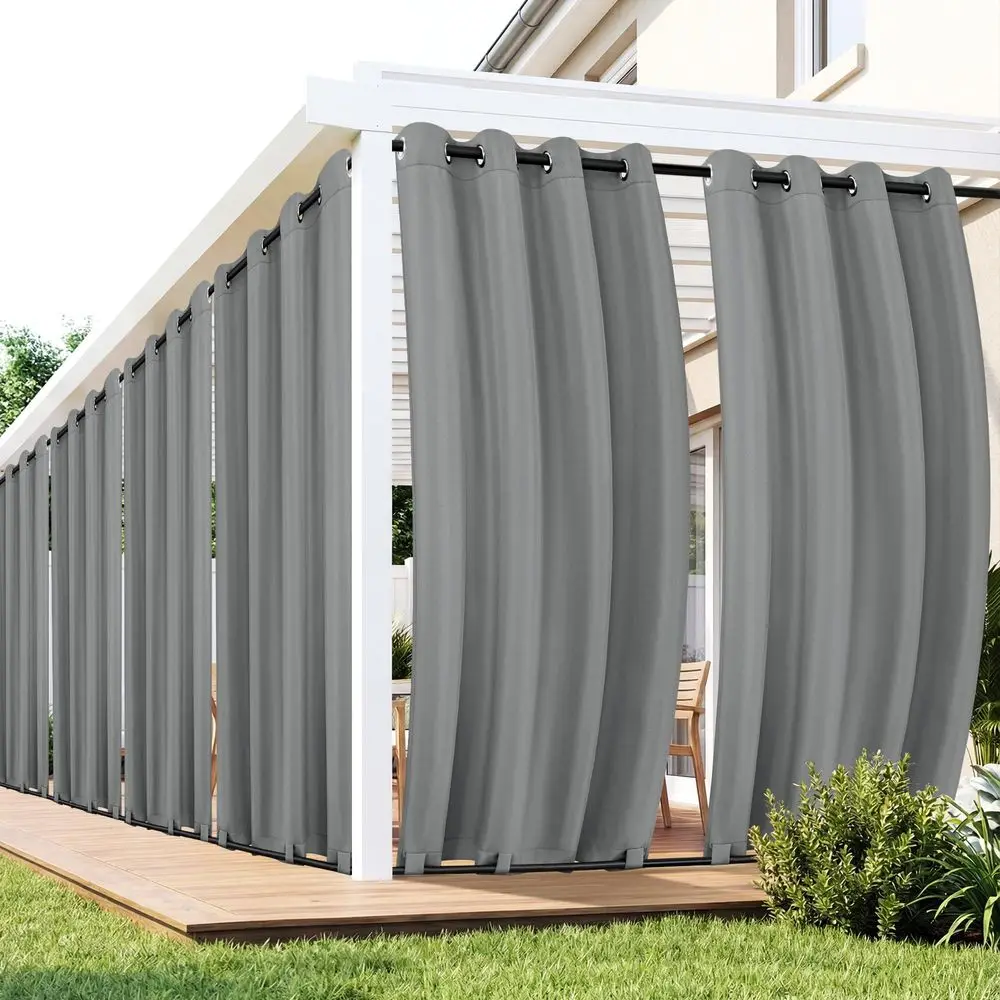 Curtains Outdoor Waterproof 6 Panels Windproof, Privacy, Weatherproof Outside Drapes for Patio Pergola Porch, Grommet Top and T
Curtains Outdoor Waterproof 6 Panels Windproof, Privacy, Weatherproof Outside Drapes for Patio Pergola Porch, Grommet Top and T