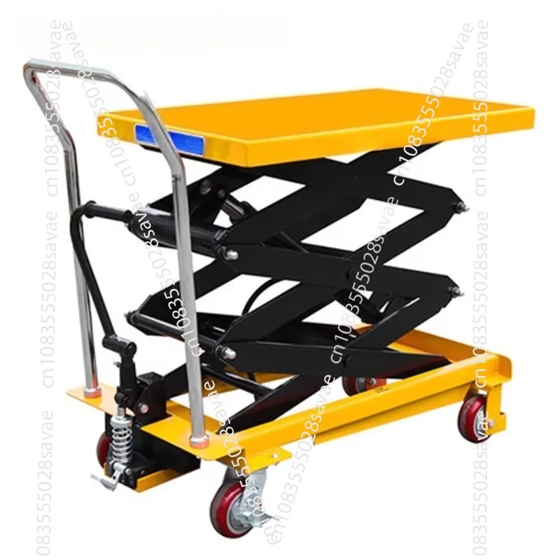 Lifting platform truck Manual hydraulic lift Fixed lifting platform Mobile small electric forklift
Lifting platform truck Manual hydraulic lift Fixed lifting platform Mobile small electric forklift