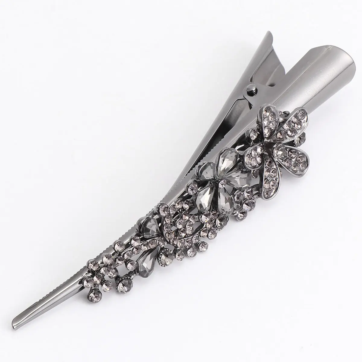 1Pcs Vintage Horn Duckbill Hair Clip Rhinestone Crystal Alloy Hairpin for Hair Styling Face Washing Dyeing Home Travel
1Pcs Vintage Horn Duckbill Hair Clip Rhinestone Crystal Alloy Hairpin for Hair Styling Face Washing Dyeing Home Travel
