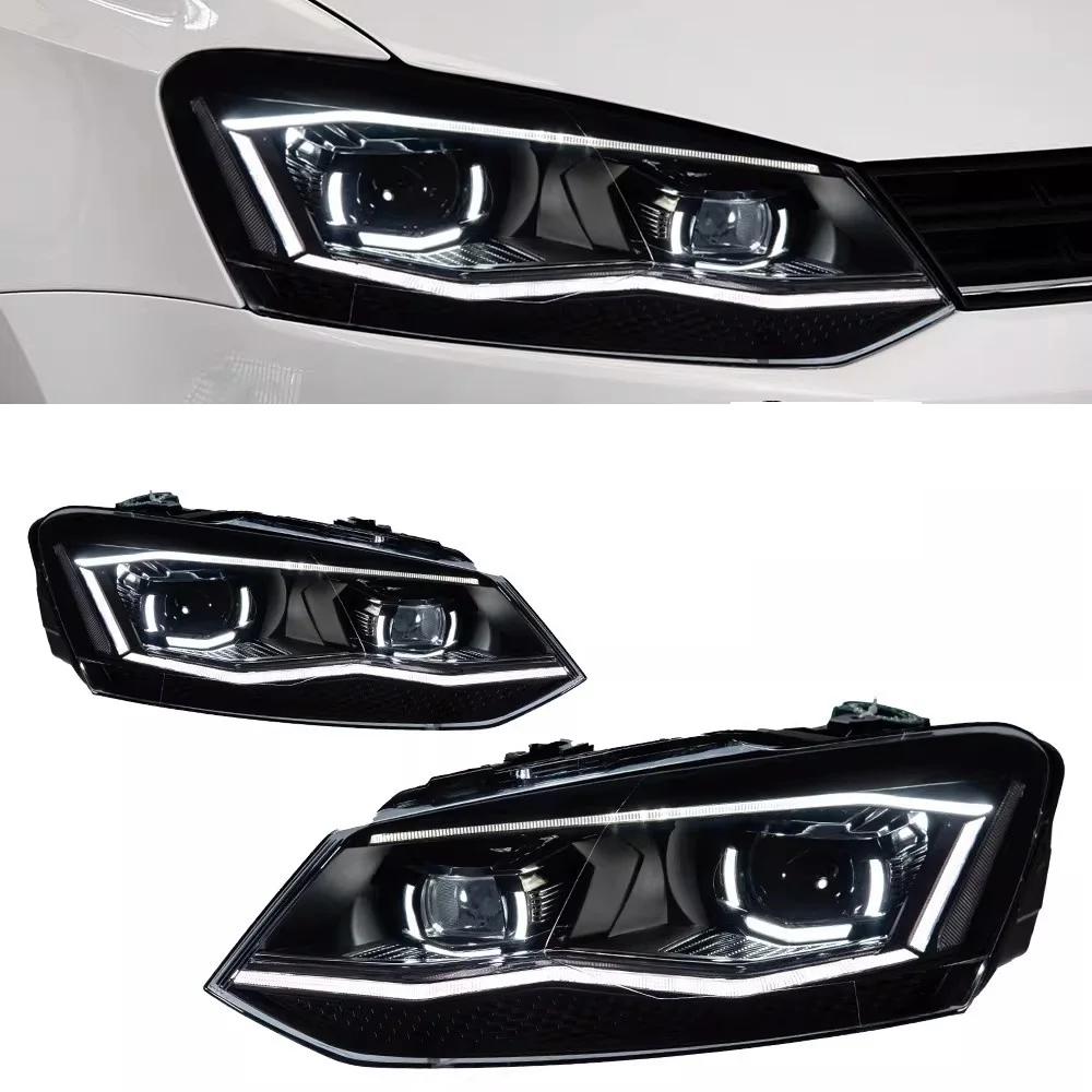 For Volkswagen vw POLO 09-18 LED modified Headlight assembly DRL Daytime Running Light Turn signal car accessories
For Volkswagen vw POLO 09-18 LED modified Headlight assembly DRL Daytime Running Light Turn signal car accessories