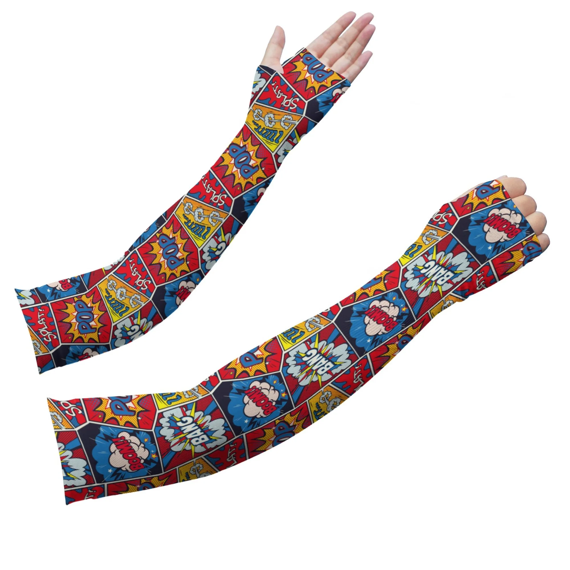 Harajuku Style Explosion Frame Comics Arm Sleeves Unisex Outdoor Sports Gardening Sleeves Non-slip Breathable Protective Cover
Harajuku Style Explosion Frame Comics Arm Sleeves Unisex Outdoor Sports Gardening Sleeves Non-slip Breathable Protective Cover