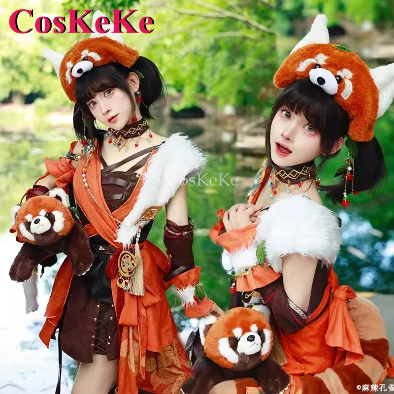 CosKeKe KongLinYouMeng Cosplay Game NiShuiHan Costume Red Panda Sweet Lovely Uniform Full Set Activity Party Role Play Clothing
CosKeKe KongLinYouMeng Cosplay Game NiShuiHan Costume Red Panda Sweet Lovely Uniform Full Set Activity Party Role Play Clothing