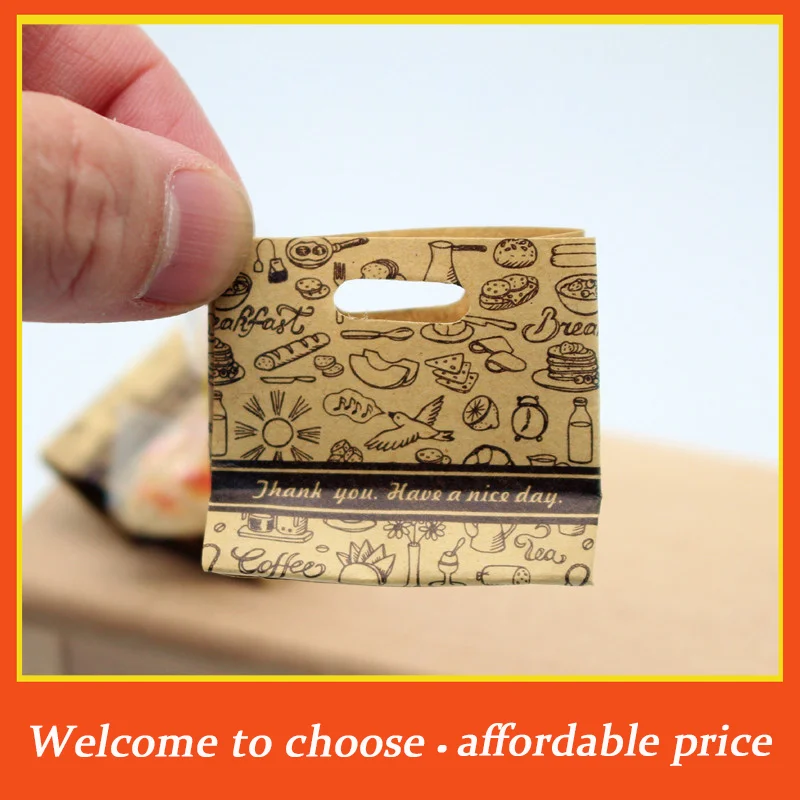 *2Pcs paper Dollhouse Food Packaging Bags Dolls House Accessories 1/12 Dollhouse Mini Empty Bread Bag Cowhide Paper Bag Model
*2Pcs paper Dollhouse Food Packaging Bags Dolls House Accessories 1/12 Dollhouse Mini Empty Bread Bag Cowhide Paper Bag Model