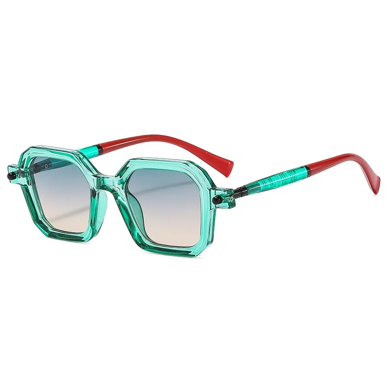 New Square Sunglasses Women Fashion Clear Ocean Lens Eyewear UV400 Vintage Brand Designer Men Rivets Punk Sun Glasses
New Square Sunglasses Women Fashion Clear Ocean Lens Eyewear UV400 Vintage Brand Designer Men Rivets Punk Sun Glasses