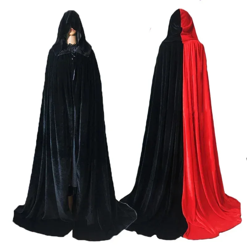 Adult Gothic Velvet Luxury Hooded Cloak Cape Costume Cosplay Large Swing Robe Cape Halloween Costumes Vampires Stage Fancy Party
Adult Gothic Velvet Luxury Hooded Cloak Cape Costume Cosplay Large Swing Robe Cape Halloween Costumes Vampires Stage Fancy Party