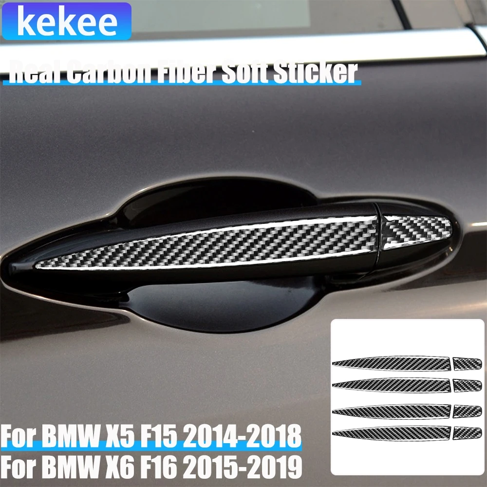 Real Carbon Fiber Car Accessories Door Handle Strip Decorative Trim Cover Soft Sticker For BMW X5 F15 2014-2018 X6 F16 2015-2019
Real Carbon Fiber Car Accessories Door Handle Strip Decorative Trim Cover Soft Sticker For BMW X5 F15 2014-2018 X6 F16 2015-2019