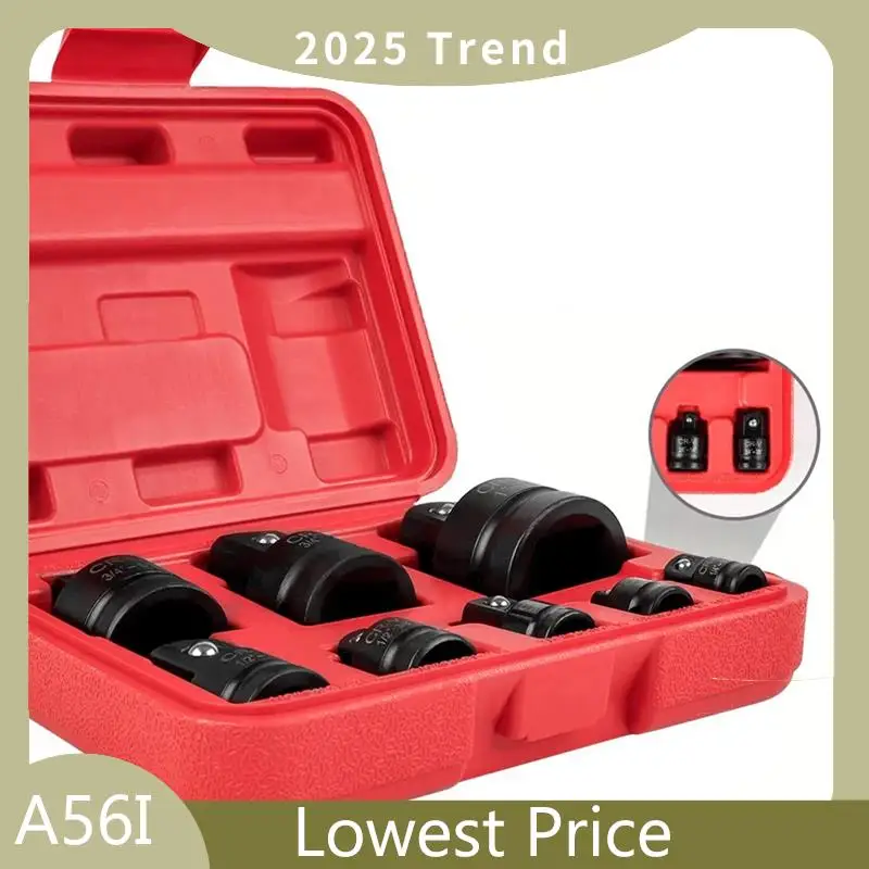 A56I Top 8 Pcs/Set Impact Socket Adapter, CR-V Socket Wrench Reducing Adapter, Drive Converter Kit, Hand Repair Tool Set
A56I Top 8 Pcs/Set Impact Socket Adapter, CR-V Socket Wrench Reducing Adapter, Drive Converter Kit, Hand Repair Tool Set