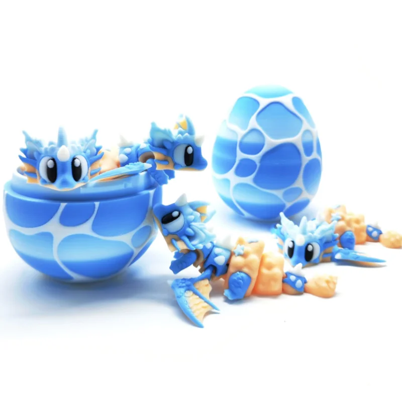 1 Set Ocean Fantasy Theme Mini Wyvern Dragon Egg Articulated 3D Printed Craft Desktop Decoration Stress Relief Toy Art Ornament
1 Set Ocean Fantasy Theme Mini Wyvern Dragon Egg Articulated 3D Printed Craft Desktop Decoration Stress Relief Toy Art Ornament