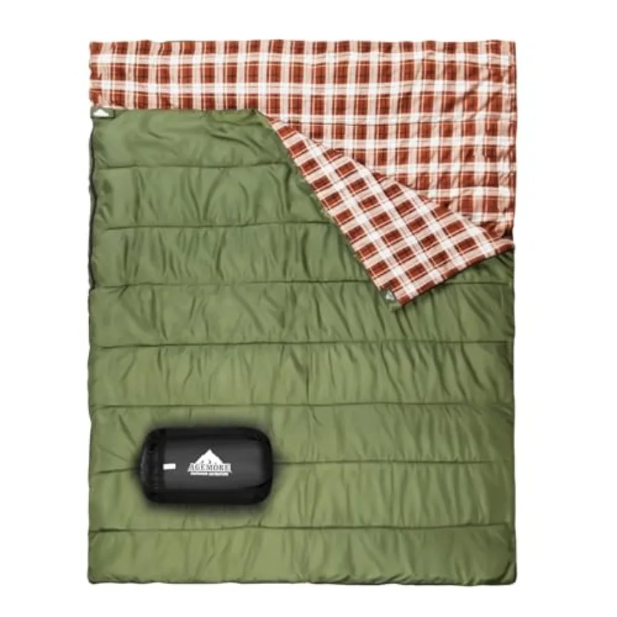 Cotton Flannel Double Sleeping Bag for Camping Backpacking or Hiking Queen Size 2 Person Waterproof Sleeping Bag for Adults or
Cotton Flannel Double Sleeping Bag for Camping Backpacking or Hiking Queen Size 2 Person Waterproof Sleeping Bag for Adults or