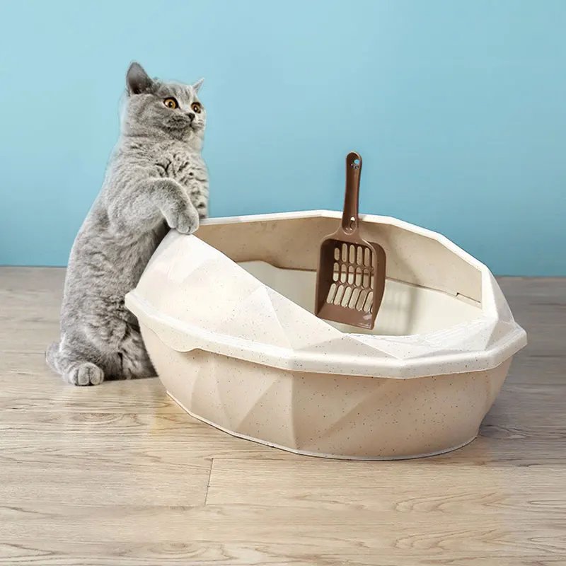 STLFDurable Thicken Disassemble Semi Enclosed Cats Sandbox Anti Splash Large Space Pet Cat Toilet LittersBox Basin
STLFDurable Thicken Disassemble Semi Enclosed Cats Sandbox Anti Splash Large Space Pet Cat Toilet LittersBox Basin
